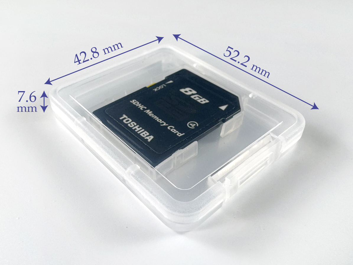 memory card sd case pp box packaging N2